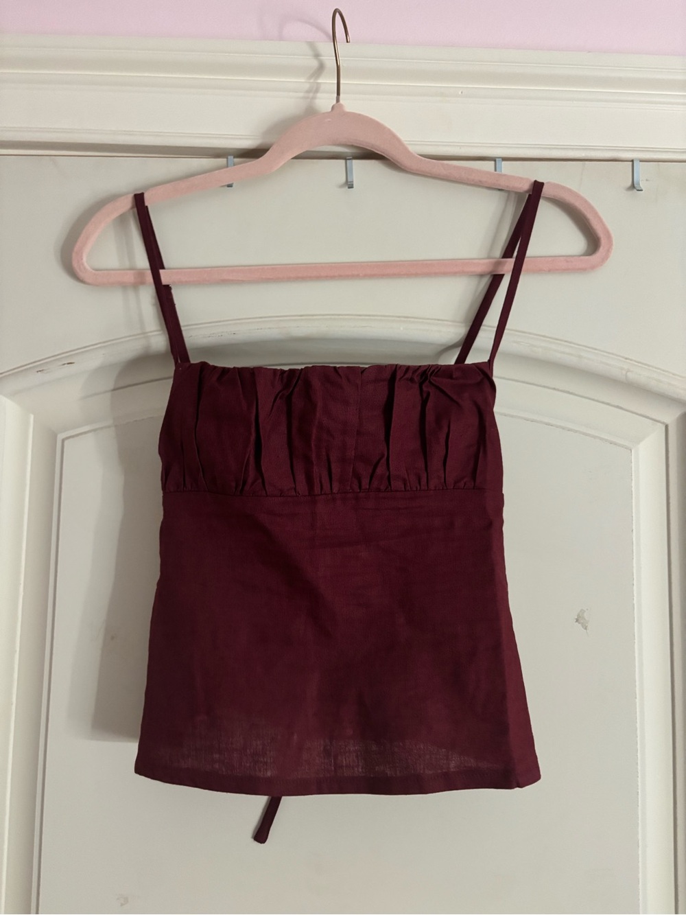 Edikted Burgundy Spaghetti Strap Camisole